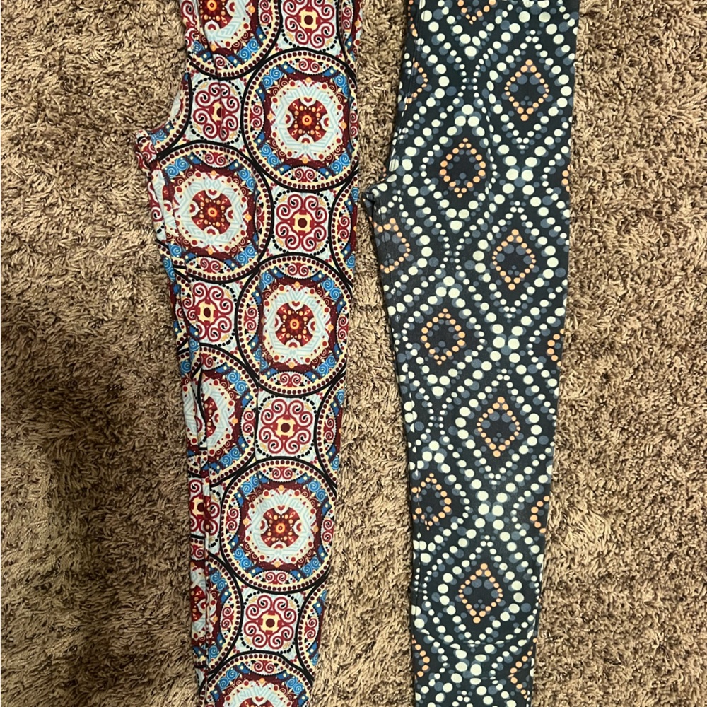 LuLaRoe Tween Design Leggings